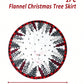 1pc 90cm/120cm Polyester Christmas Tree Skirt, Merry Christmas Decor For Home Snowflake Xmas Tree Carpet Navidad Noel 2024 Happy New Year 2025,Christmas