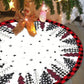 1pc 90cm/120cm Polyester Christmas Tree Skirt, Merry Christmas Decor For Home Snowflake Xmas Tree Carpet Navidad Noel 2024 Happy New Year 2025,Christmas