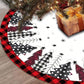 1pc 90cm/120cm Polyester Christmas Tree Skirt, Merry Christmas Decor For Home Snowflake Xmas Tree Carpet Navidad Noel 2024 Happy New Year 2025,Christmas