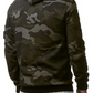 Men's Hooded Sports Sweatshirt, Camouflage Print With Arm Pouch