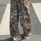 EZwear Printed Woven Wide Leg Pants For Women