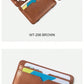 Men's Multifunctional PU Leather Wallet Card Holder Coin Purse - Back To School Essentials Card Case Gifts For Women