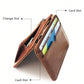 Men's Multifunctional PU Leather Wallet Card Holder Coin Purse - Back To School Essentials Card Case Gifts For Women