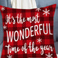 1Pc Christmas Pillowcase,Snowflake Letter Red Plaid Pattern Pillow Covers,Throw Pillow Covers,(Without Pillow Core)Home Decor,Christmas Decorations, Noel Party Supplies, Xmas Decor,Navidad Decor,Christmas Favor,Christmas