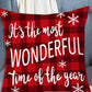 1Pc Christmas Pillowcase,Snowflake Letter Red Plaid Pattern Pillow Covers,Throw Pillow Covers,(Without Pillow Core)Home Decor,Christmas Decorations, Noel Party Supplies, Xmas Decor,Navidad Decor,Christmas Favor,Christmas