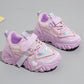 Girls Sport Shoes Children's Spring Autumn Shoes 2024 New Korean Version Casual Sneakers Soft Sole Running Shoes For Girls