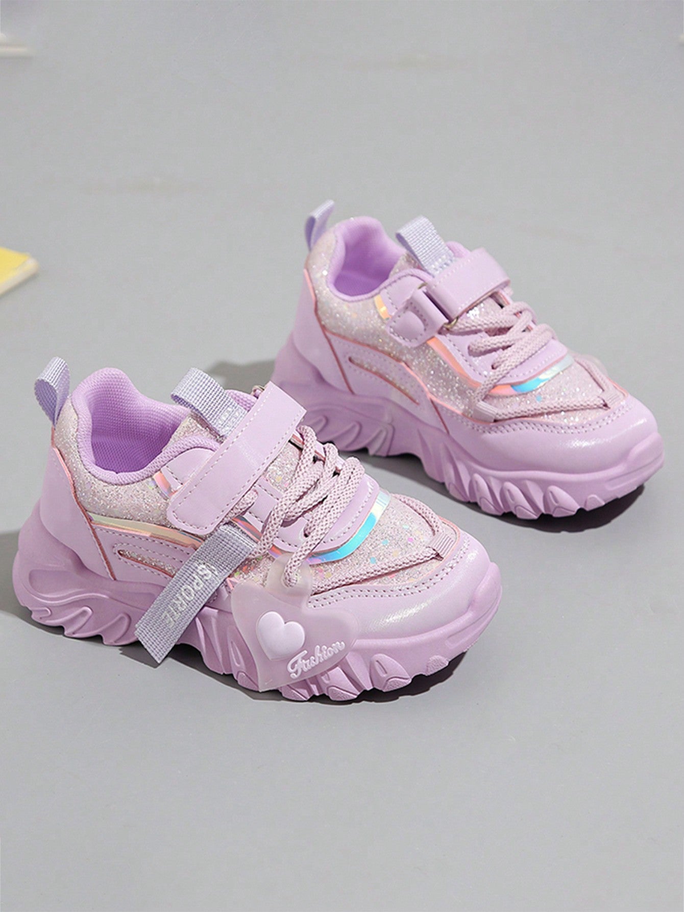 Girls Sport Shoes Children's Spring Autumn Shoes 2024 New Korean Version Casual Sneakers Soft Sole Running Shoes For Girls