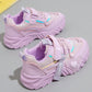 Girls Sport Shoes Children's Spring Autumn Shoes 2024 New Korean Version Casual Sneakers Soft Sole Running Shoes For Girls