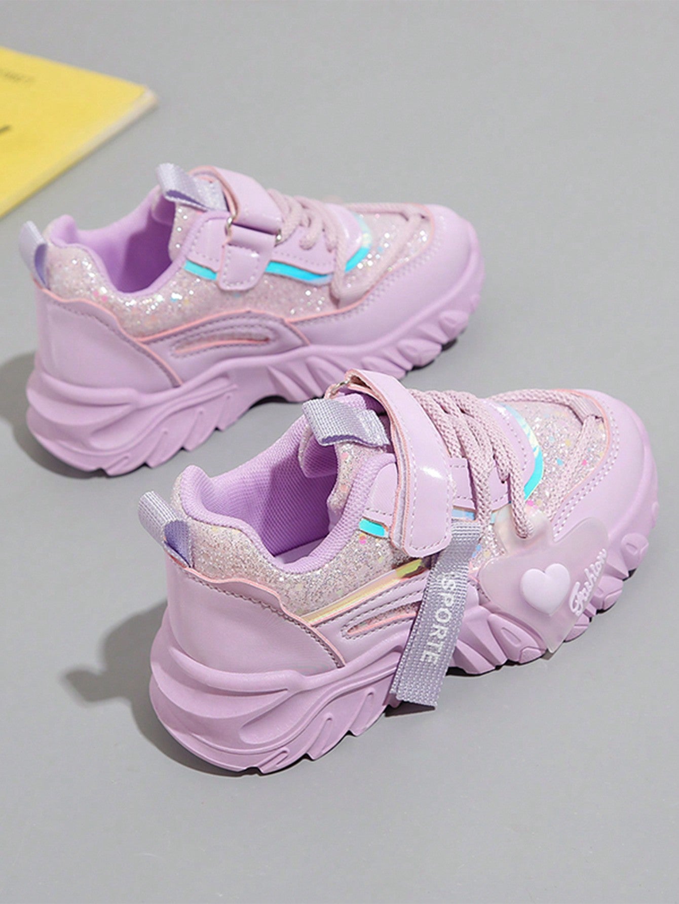 Girls Sport Shoes Children's Spring Autumn Shoes 2024 New Korean Version Casual Sneakers Soft Sole Running Shoes For Girls