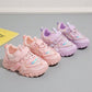 Girls Sport Shoes Children's Spring Autumn Shoes 2024 New Korean Version Casual Sneakers Soft Sole Running Shoes For Girls