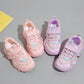 Girls Sport Shoes Children's Spring Autumn Shoes 2024 New Korean Version Casual Sneakers Soft Sole Running Shoes For Girls