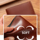 1pc Men's PU Leather Wallet, Large Capacity And Multiple Card Slots, Can Store Large Bills, Simple Coin Pocket, Credit Card, Bank Card, ID Card Photo Slot, Business Casual Style, An Ideal Gift For Men's Birthday Or Partner