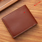 1pc Men's PU Leather Wallet, Large Capacity And Multiple Card Slots, Can Store Large Bills, Simple Coin Pocket, Credit Card, Bank Card, ID Card Photo Slot, Business Casual Style, An Ideal Gift For Men's Birthday Or Partner