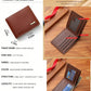 1pc Men's PU Leather Wallet, Large Capacity And Multiple Card Slots, Can Store Large Bills, Simple Coin Pocket, Credit Card, Bank Card, ID Card Photo Slot, Business Casual Style, An Ideal Gift For Men's Birthday Or Partner