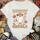 Lemon Design Oversized Girls' Simple White Halloween Cartoon Printed Casual T-Shirt