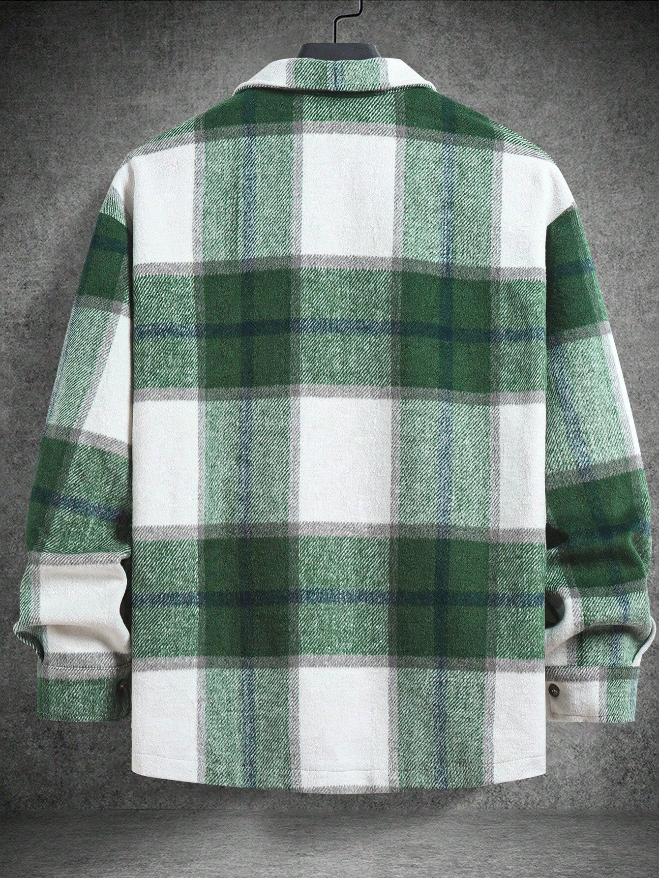 Thickened Loose Fit Men's Plaid Jacket