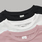 3pcs Tween Girls' Casual Solid Color Knit Crew Neck Long Sleeve Tops