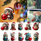 24pcs/Set 24-Day Christmas Countdown Calendar, Surprise Acrylic Cat Pendant Blind Box 24 Pieces Christmas Gifts Christmas Advent Calendar Surprise Gift,Christmas