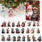 24pcs/Set 24-Day Christmas Countdown Calendar, Surprise Acrylic Cat Pendant Blind Box 24 Pieces Christmas Gifts Christmas Advent Calendar Surprise Gift,Christmas