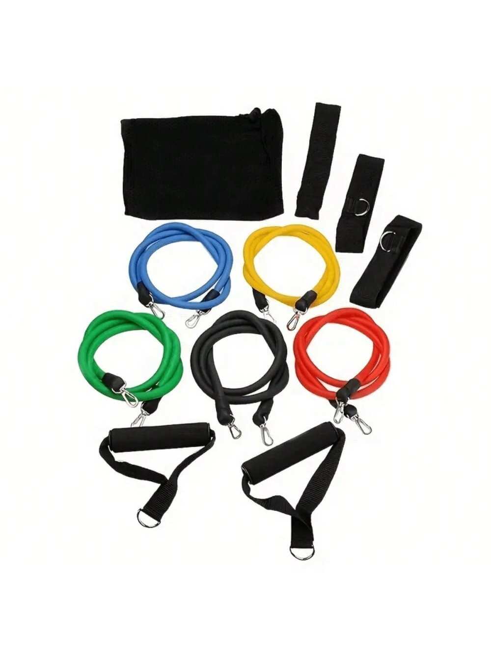 11pcs/Set Resistance Band Set For Strength Training, Chest Muscle, Home Fitness Equipment For Men And Women