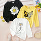 3pcs/Set Girls Casual Cute Butterfly