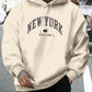 Men Letter Graphic Drawstring Hoodie