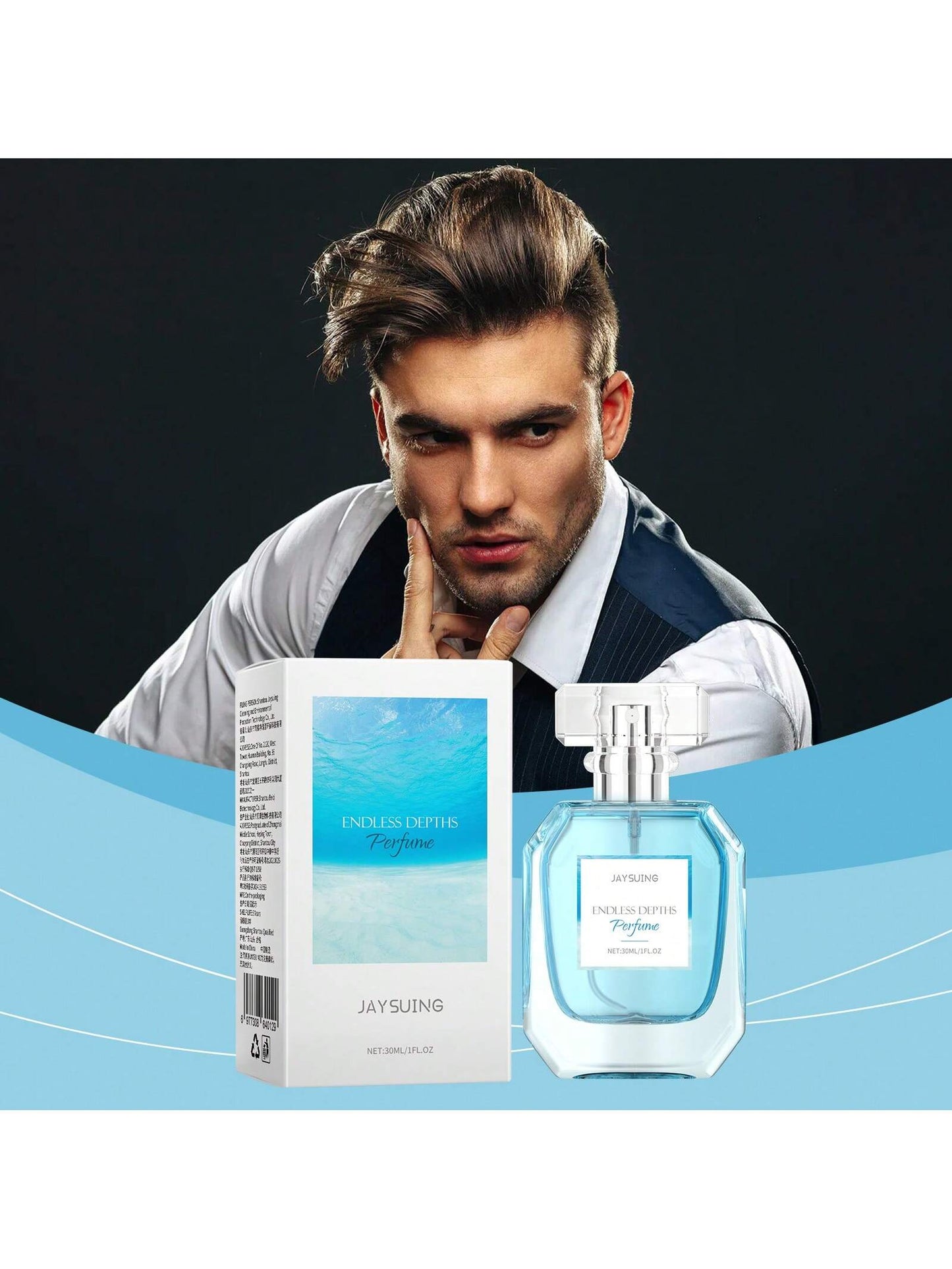 Infinite Deep Sea Perfume, Fresh And Charming Elegant Fragrance, Dating Atmosphere Perfume, Long-Lasting Fragrance