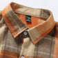 Men's Plaid Long Sleeve Casual Commuter Shirt For Spring