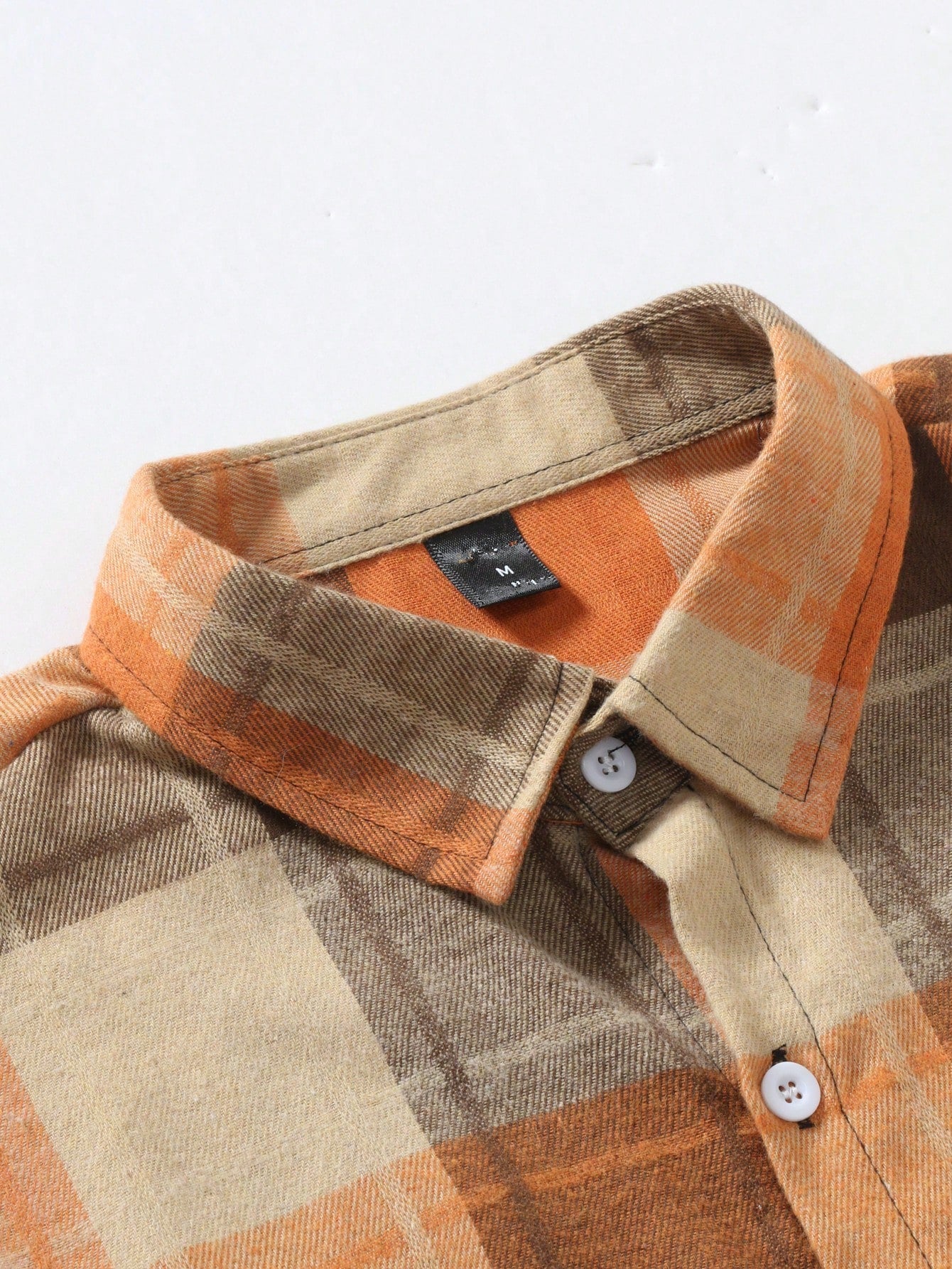 Men's Plaid Long Sleeve Casual Commuter Shirt For Spring