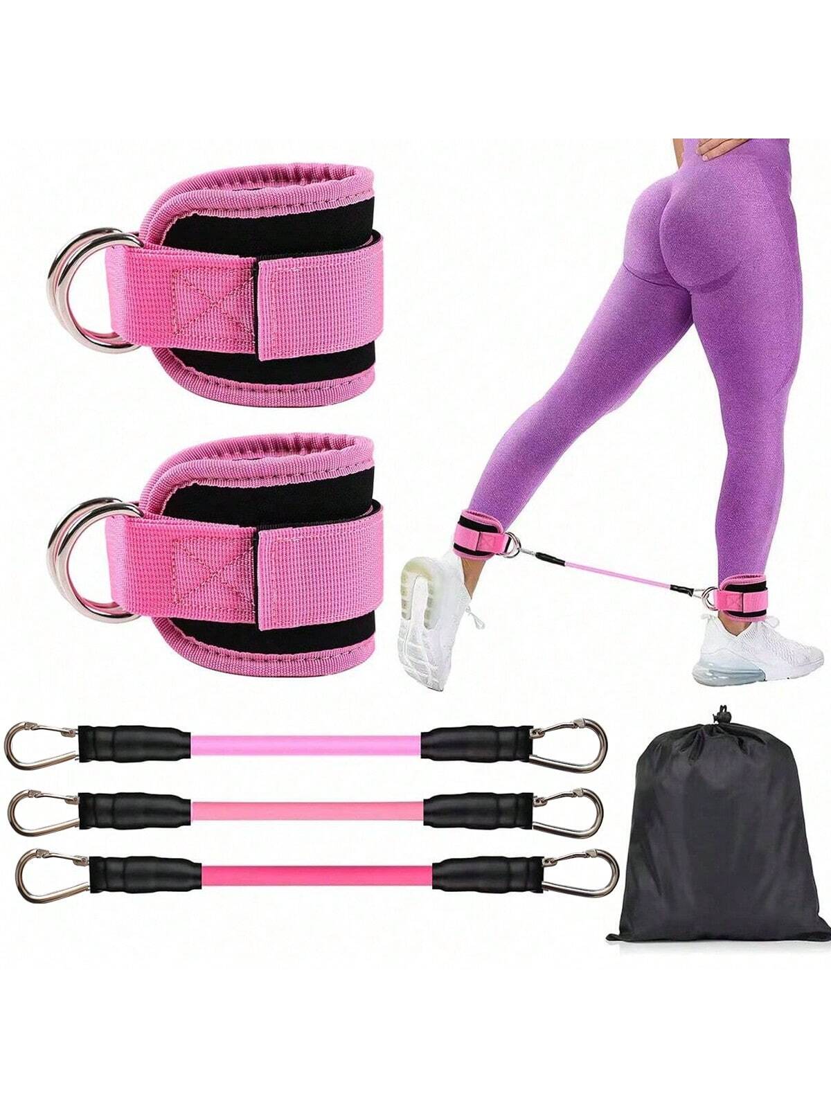 6pcs/Set Ankle Resistance Band, Leg