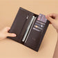 Men's Crocodile Embossed Multi-Function Large Capacity Bifold Long