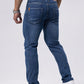 Men's Casual Straight Stretch Jeans,  Denim Material