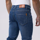 Men's Casual Straight Stretch Jeans,  Denim Material