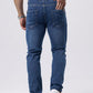 Men's Casual Straight Stretch Jeans,  Denim Material