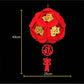 1Pc Chinese New Year Lantern DIY FU Character Red Lantern Hanging Ornaments For Lunar New Year Spring Festival Decor,Christmas