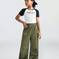 Coolane Tween Girls' Casual Loose Fit Wide Leg Parachute Pants, Oversized , Baggy Pants