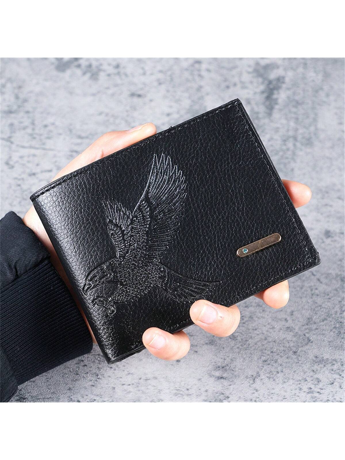 New Fashion Men's Wallet Large Capacity Coin Wallet Multi-Slot Card Bag With Zipper Coin Bag Money Clip Thanksgiving Birthday Gift