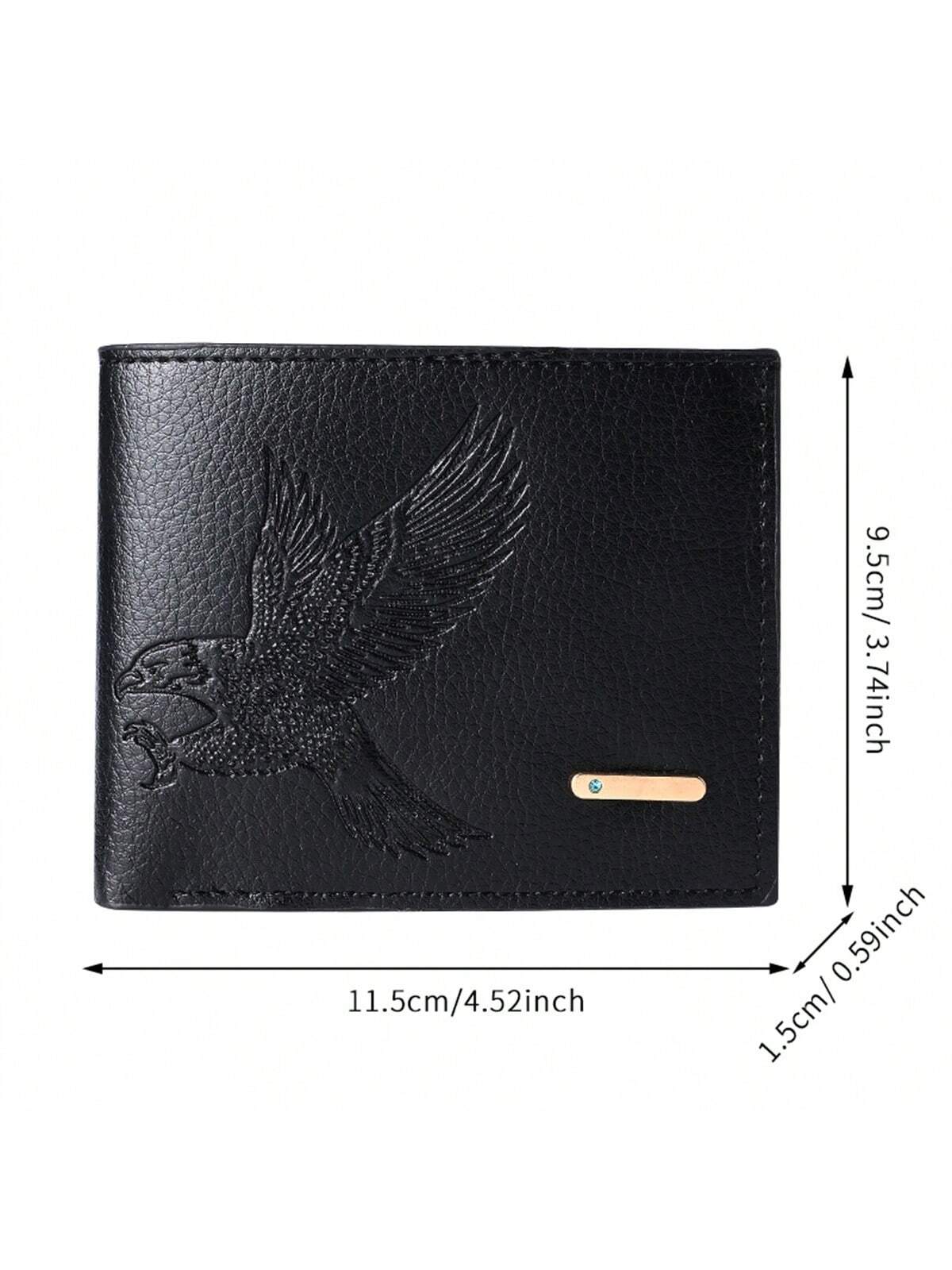 New Fashion Men's Wallet Large Capacity Coin Wallet Multi-Slot Card Bag With Zipper Coin Bag Money Clip Thanksgiving Birthday Gift