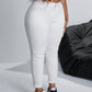 SXY Plus Size Stretch Denim Skinny Pants, Versatile