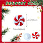 2pcs/6pcs Christmas Silicone Red And White Candy Cabinet Knob Covers For Various Kitchen Cabinet Knob Covers Living Room Bedroom Cabinet Knob Covers,Xmas Festival Decorations, Halloween, Halloween Decoration