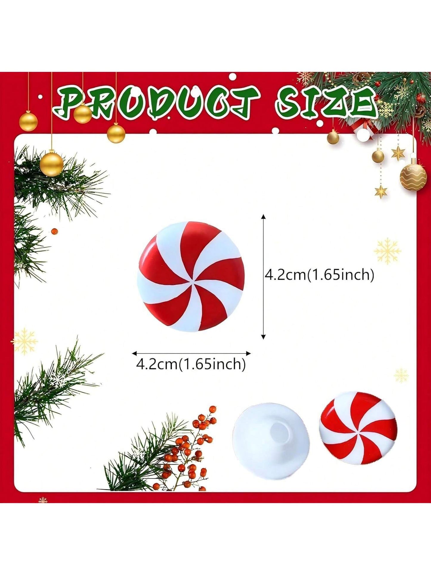 2pcs/6pcs Christmas Silicone Red And White Candy Cabinet Knob Covers For Various Kitchen Cabinet Knob Covers Living Room Bedroom Cabinet Knob Covers,Xmas Festival Decorations, Halloween, Halloween Decoration