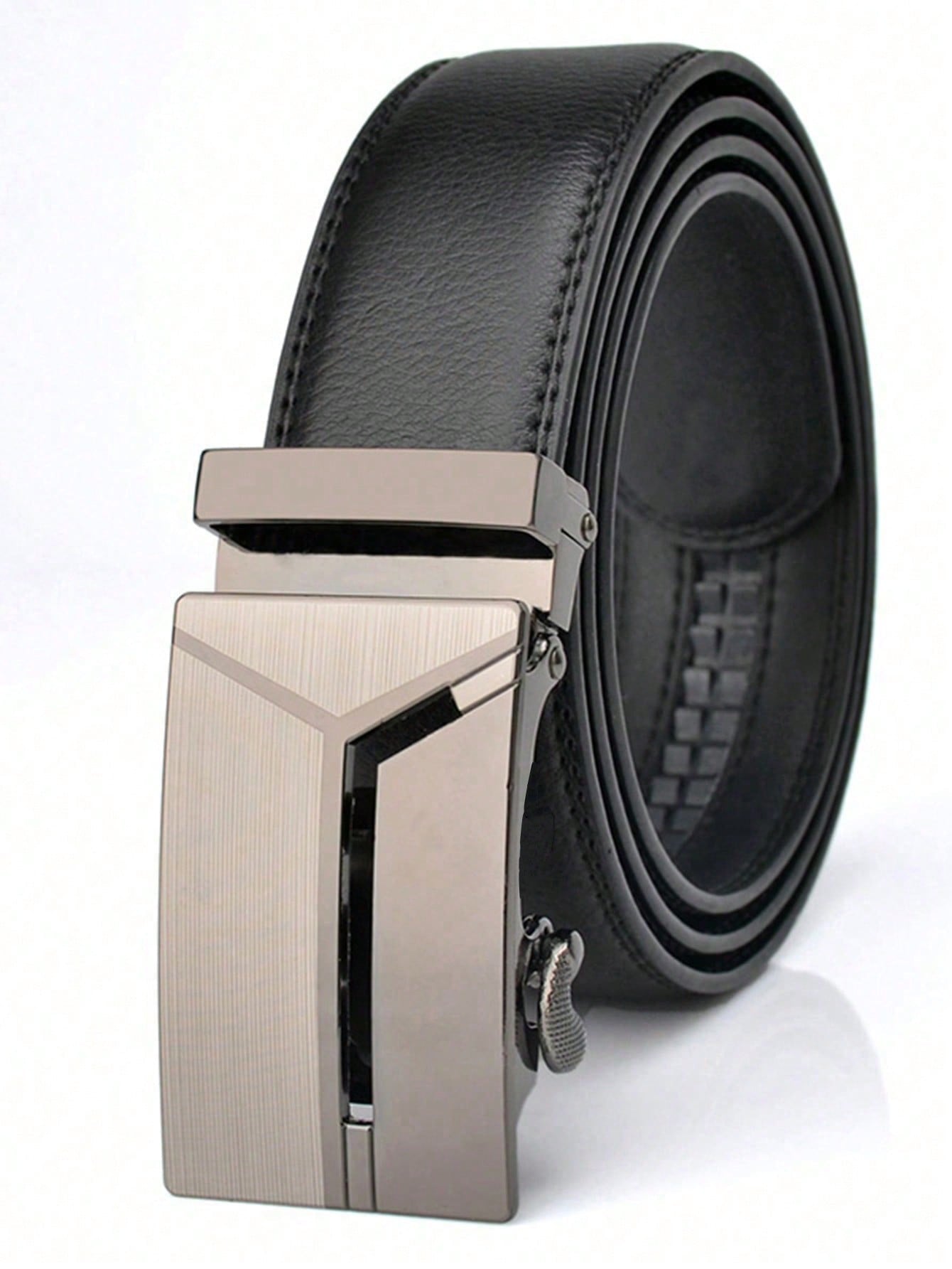 Men Automatic Buckle Belt Work