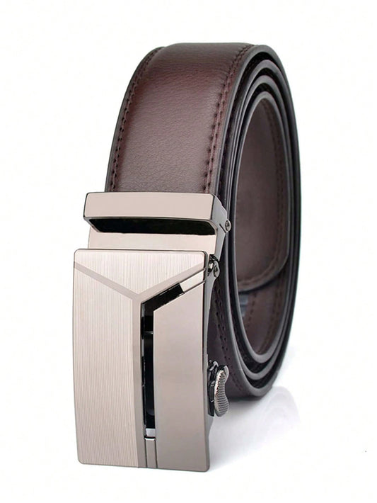 Men Automatic Buckle Belt Work