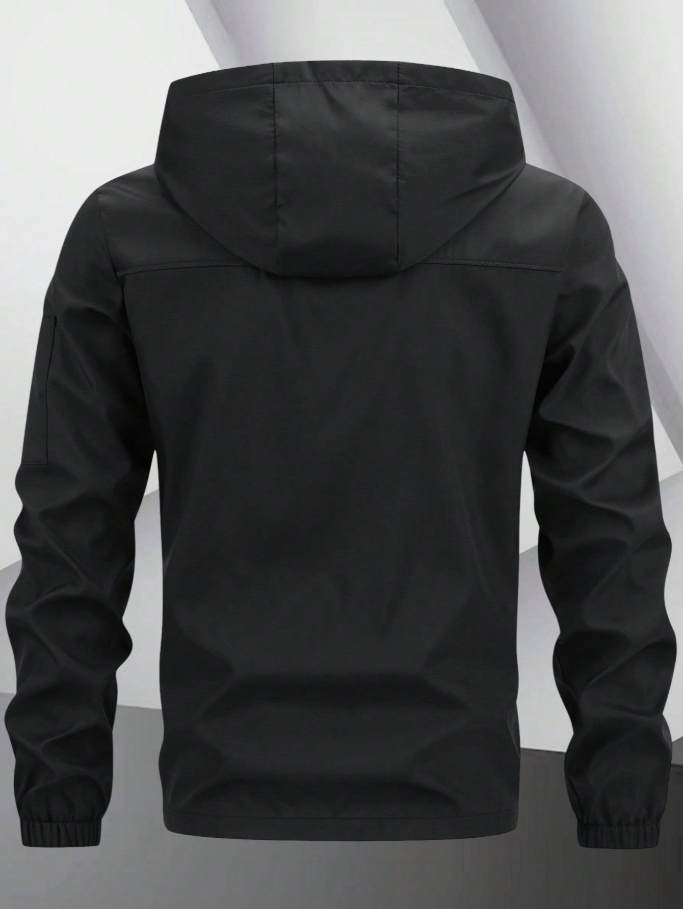 Manfinity Men Hooded Zip-Up Jacket