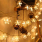 1pc Christmas Snowflake String Lights, Snowflake