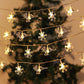 1pc Christmas Snowflake String Lights, Snowflake