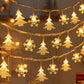 1pc Christmas Snowflake String Lights, Snowflake