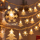 1pc Christmas Snowflake String Lights, Snowflake