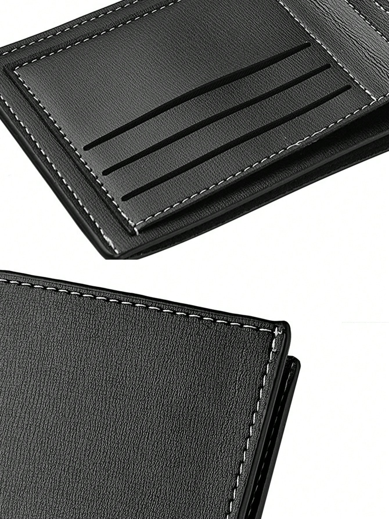 4.7 Men's PU Leather Bifold Wallet - Multi-Slot Credit Card Holder, Coin Pocket, Gift For Men