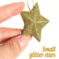 6/12Pcs,5-10cm Gold Glitter Star Ornaments Christmas Tree Pendant Mini Hanging Stars Plastic Gold Christmas Decorations Plastic Festive Embellishments For Holiday Parties Weddings Home Decoration